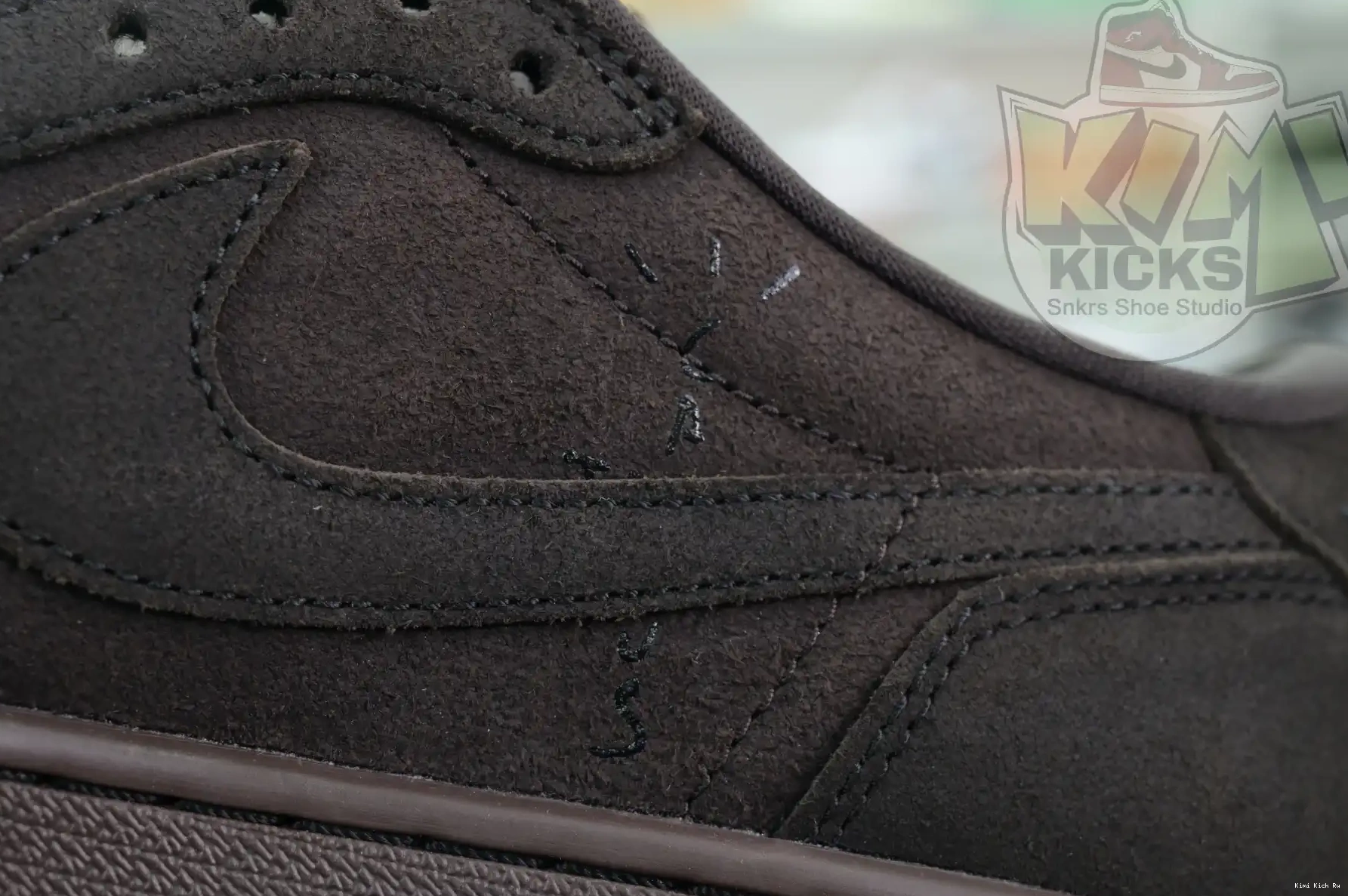 Jordan Kimikick Jordan Air Scott Travis 1 Low Brown” OG“Velvet x 0408